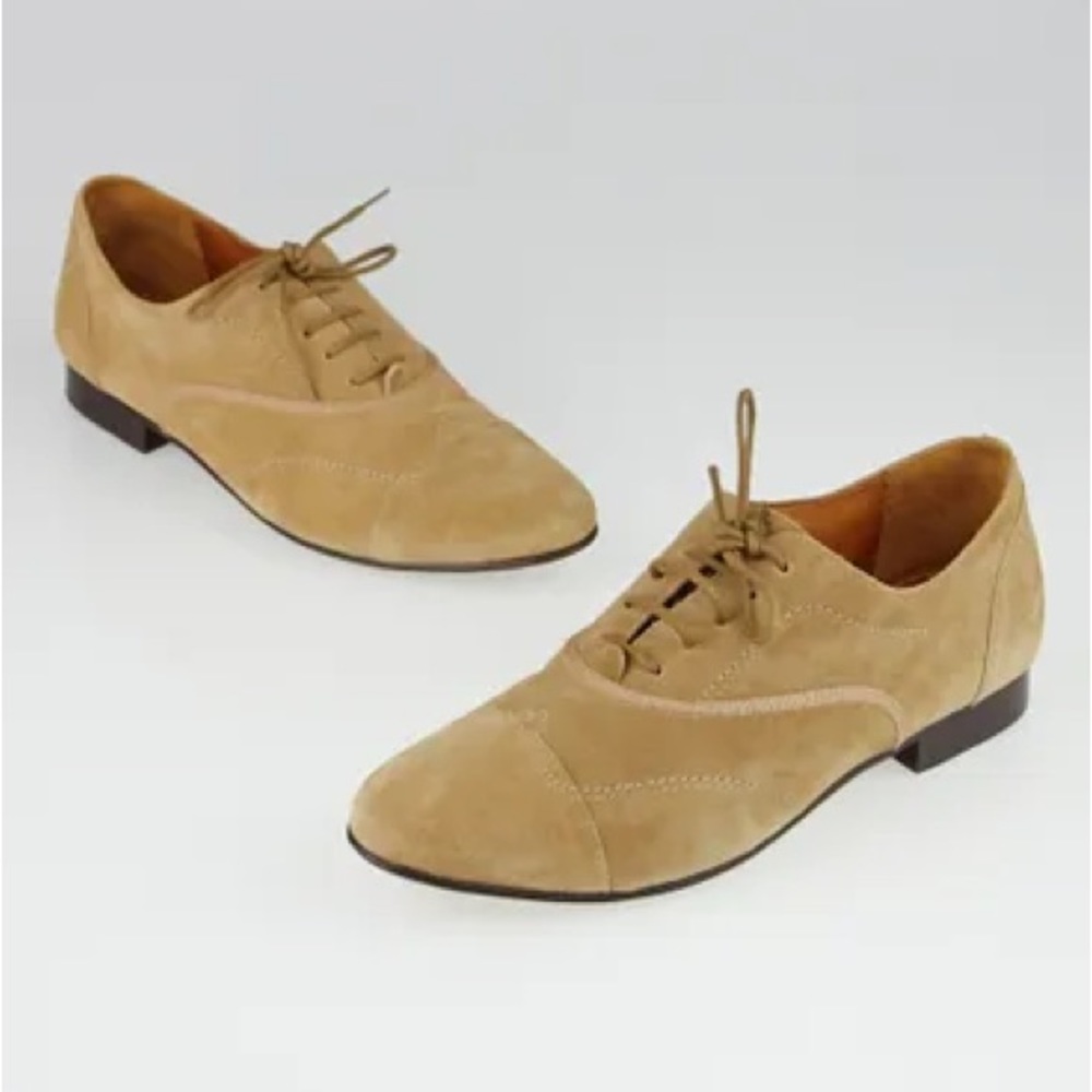 Lanvin Suede Oxfords Size 37